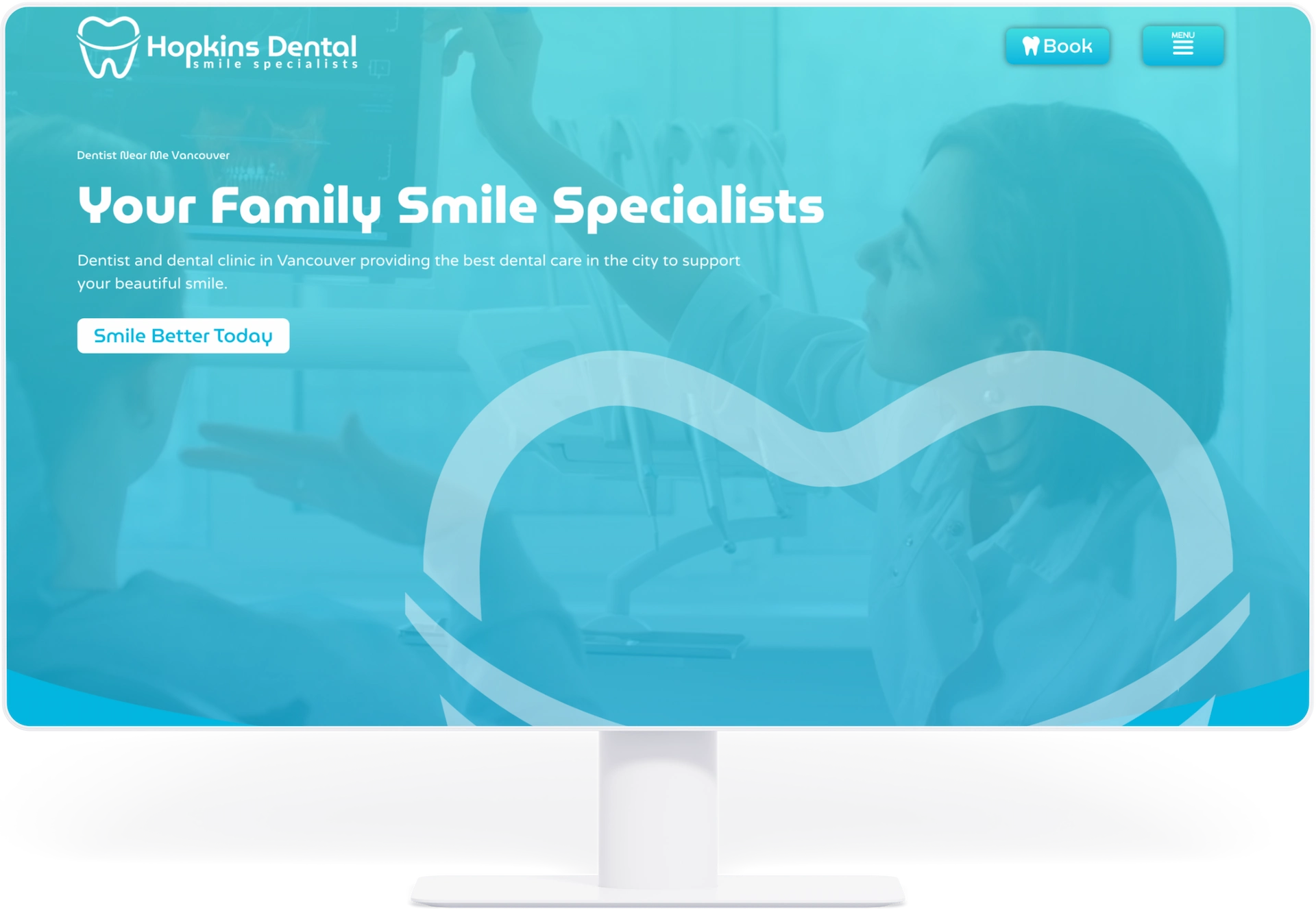 Optiimus dental website design