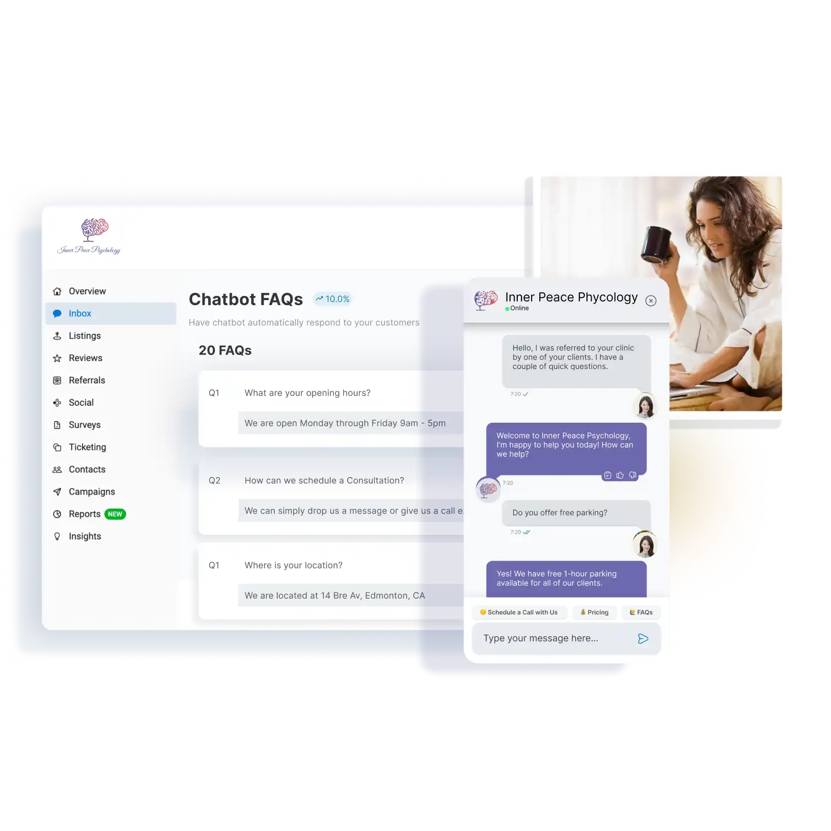 AI chatbot live chat software