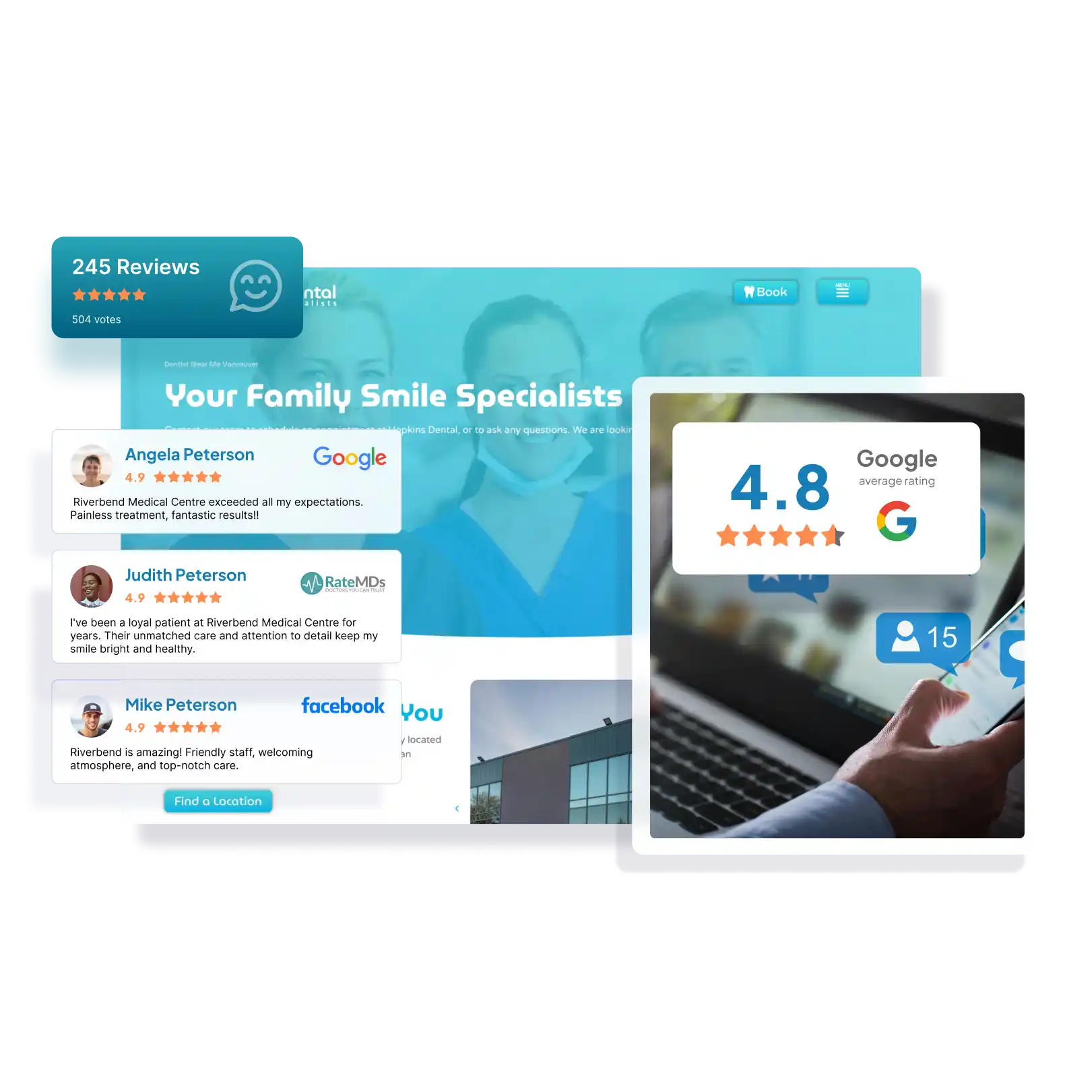 Online reputation review management software