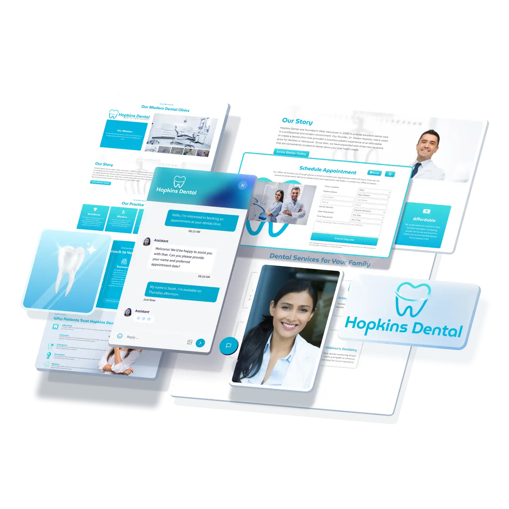 Optiimus dental website design